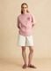 Pink pure cotton T-shirt with embroidery_1