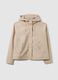 Waterproof jacket in beige regular fit_4
