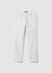 Jeans skinny in misto cotone elasticizzato bianco_0
