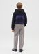 Boys' grey pure cotton trousers regular fit_1