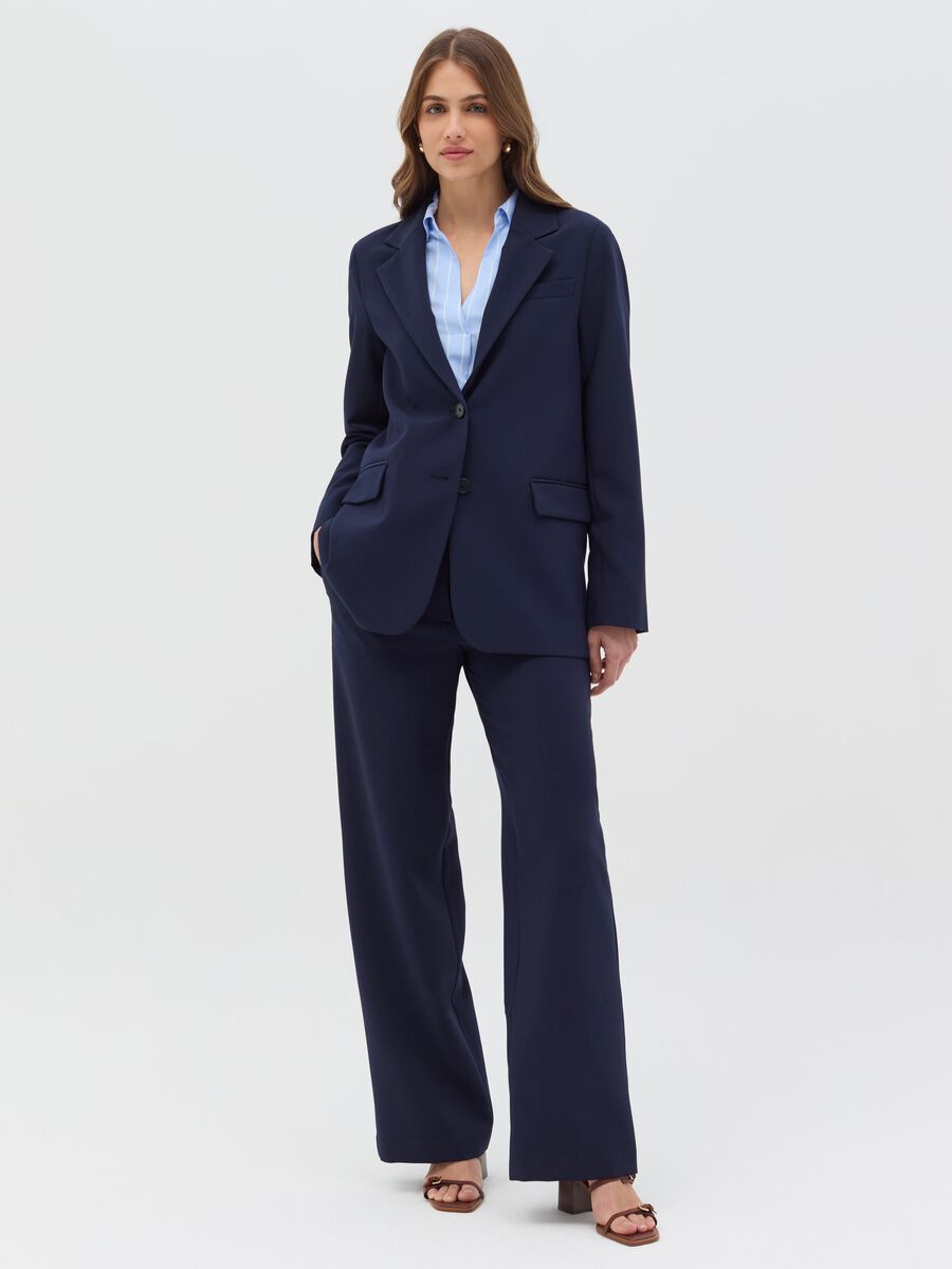 Stretch single-breasted blazer_1