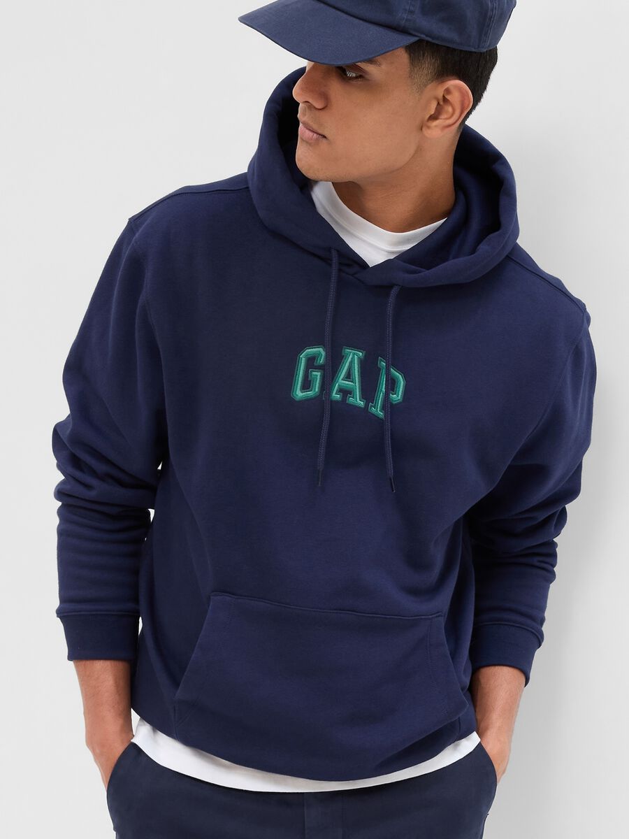 Hoodie with embroidered logo_0