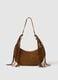 Brown fringe bag_0