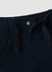 Blue regular-fit chino trousers with elasticated ribbed waistband_3