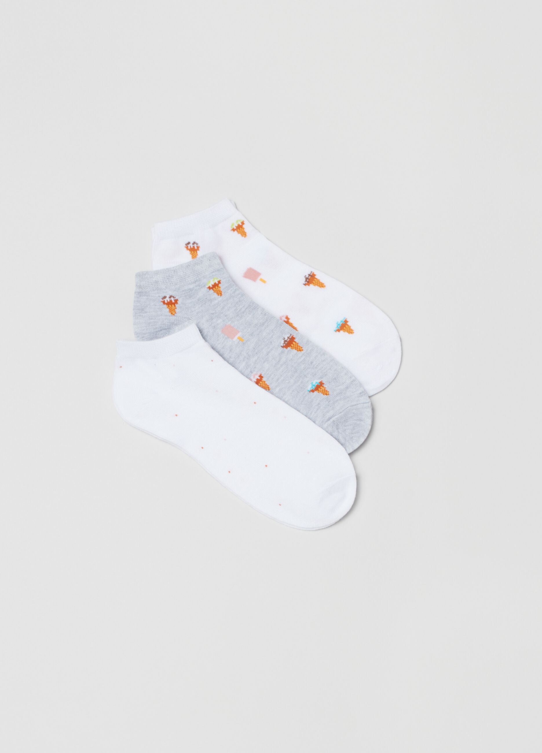Tripack pariscarpa con disegno gelati_0