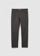 Grey Slim Fit Stretch Cotton Trousers_4