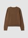Brown pure cashmere crew-neck jumper_2