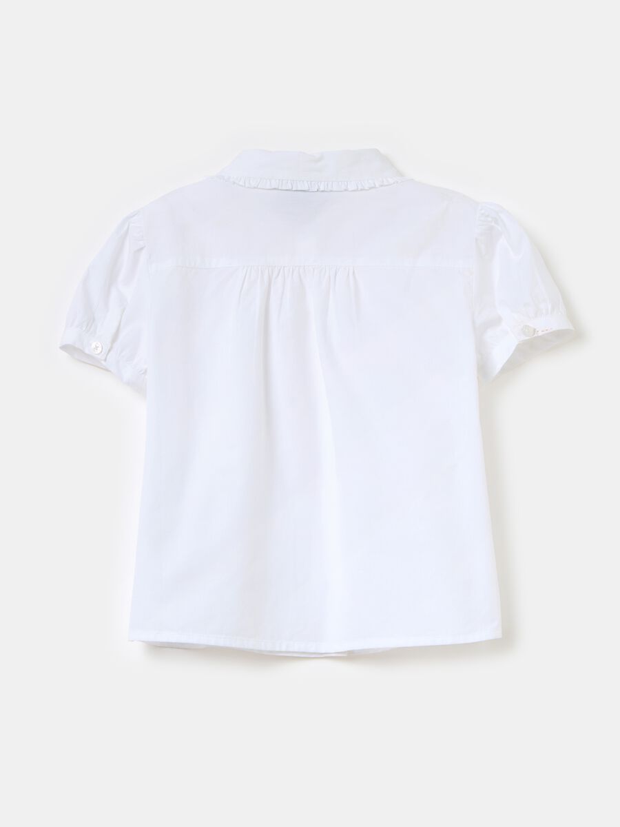 Cotton shirt with short sleeves_1