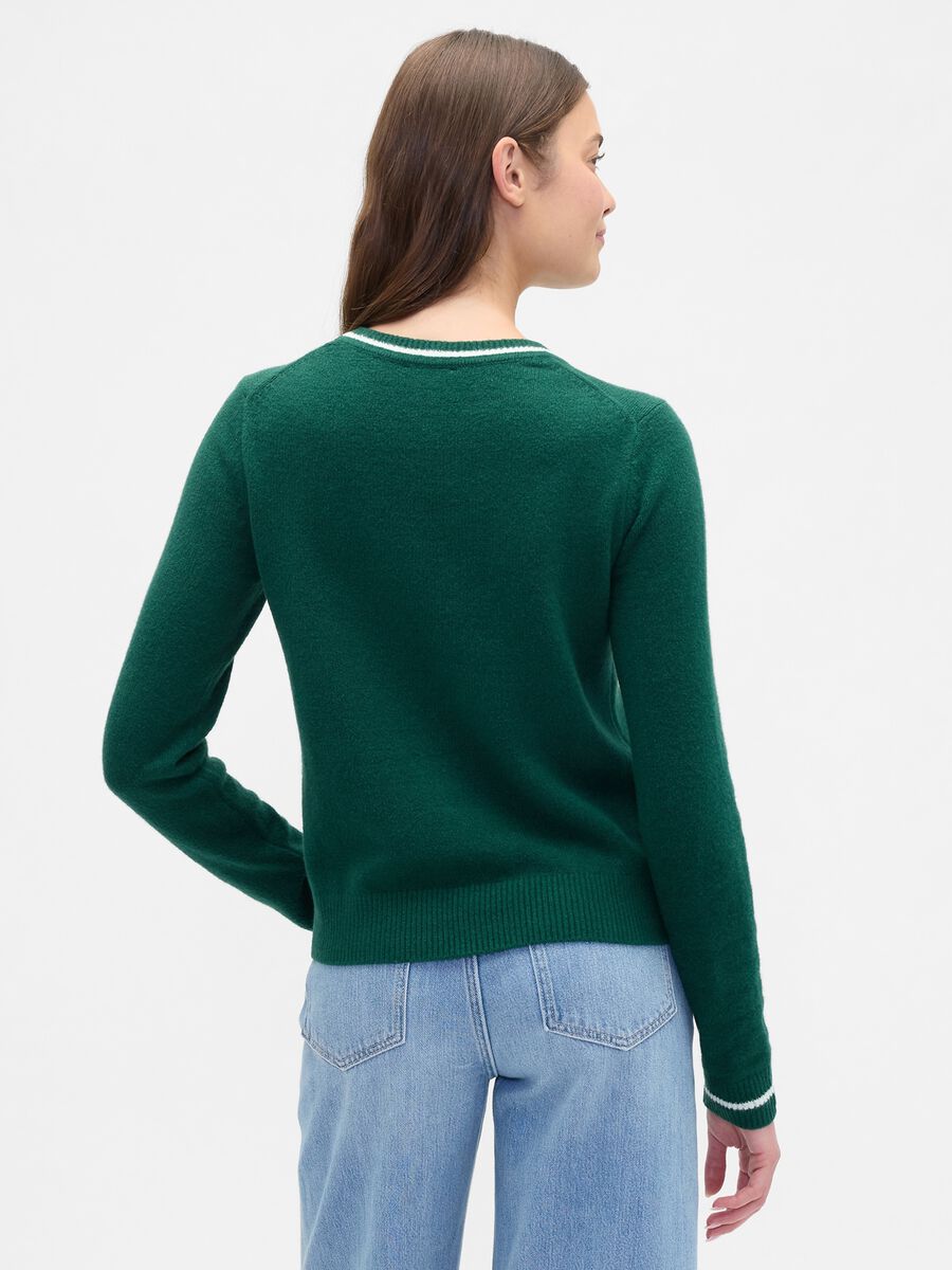 Green Crew Neck Sweater_1
