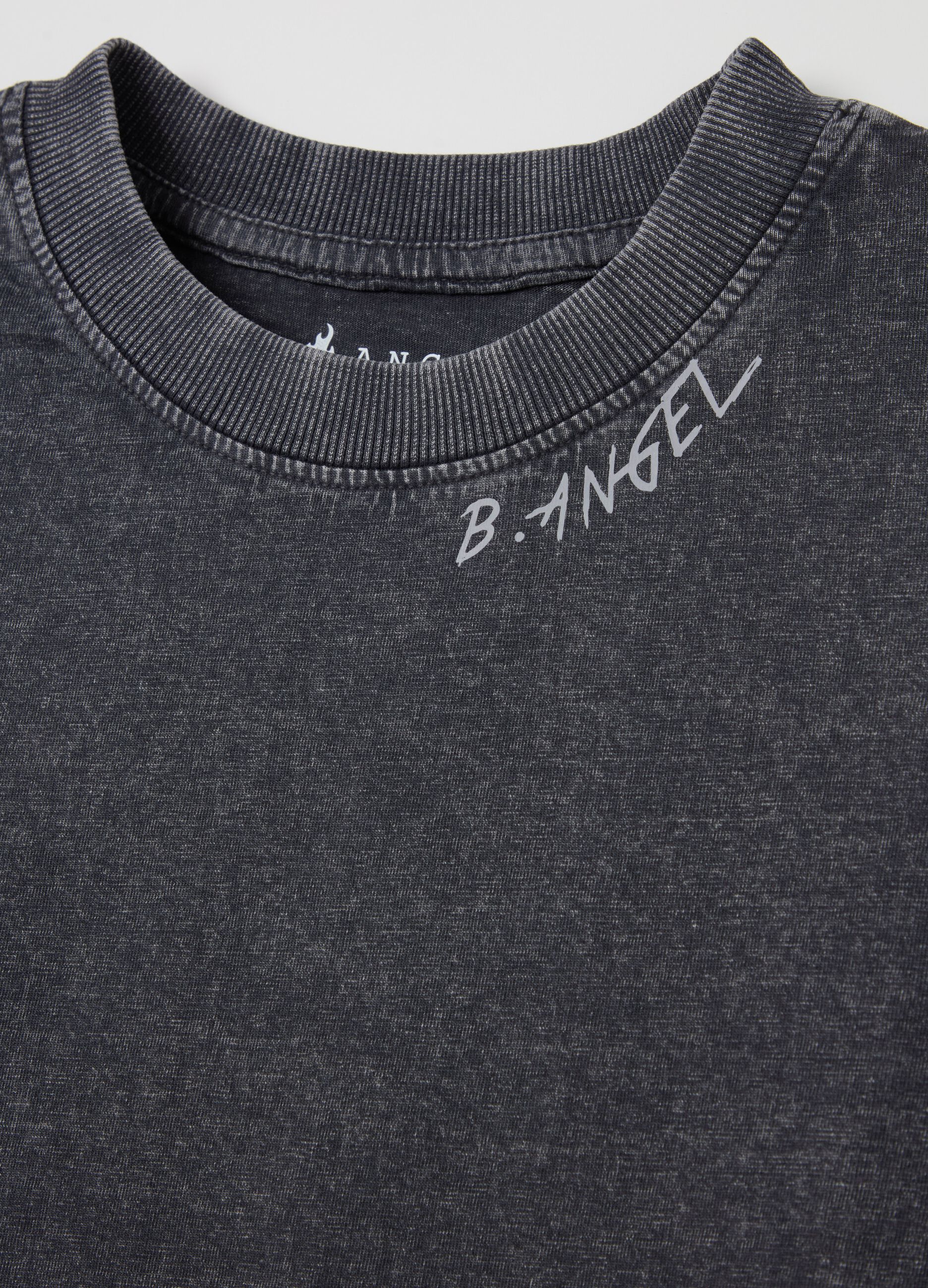 B.ANGEL X THE SEA BEYOND T-shirt in acid-wash cotton