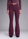Purple flared leggings in stretch fabric ALTAVIA STUDIO_2