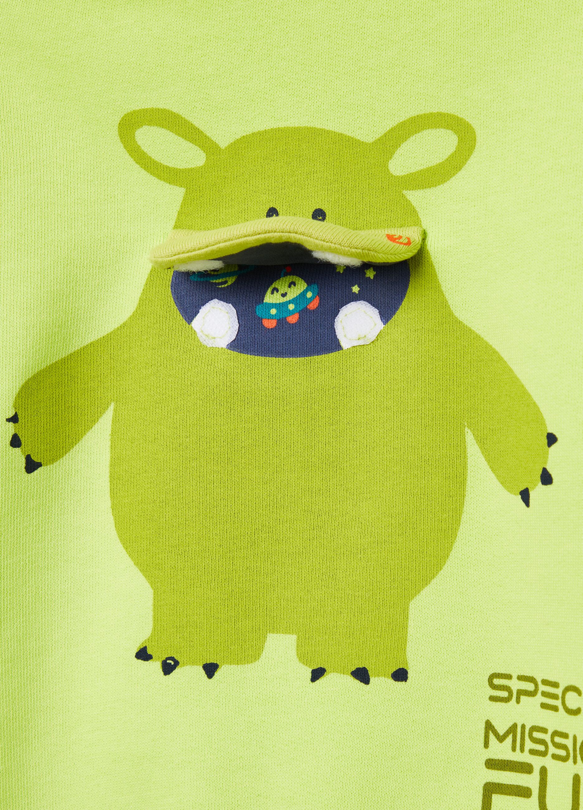Felpa in French Terry con stampa_2
