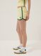 Yellow 100% cotton shorts with elasticated waist, regular fit_3
