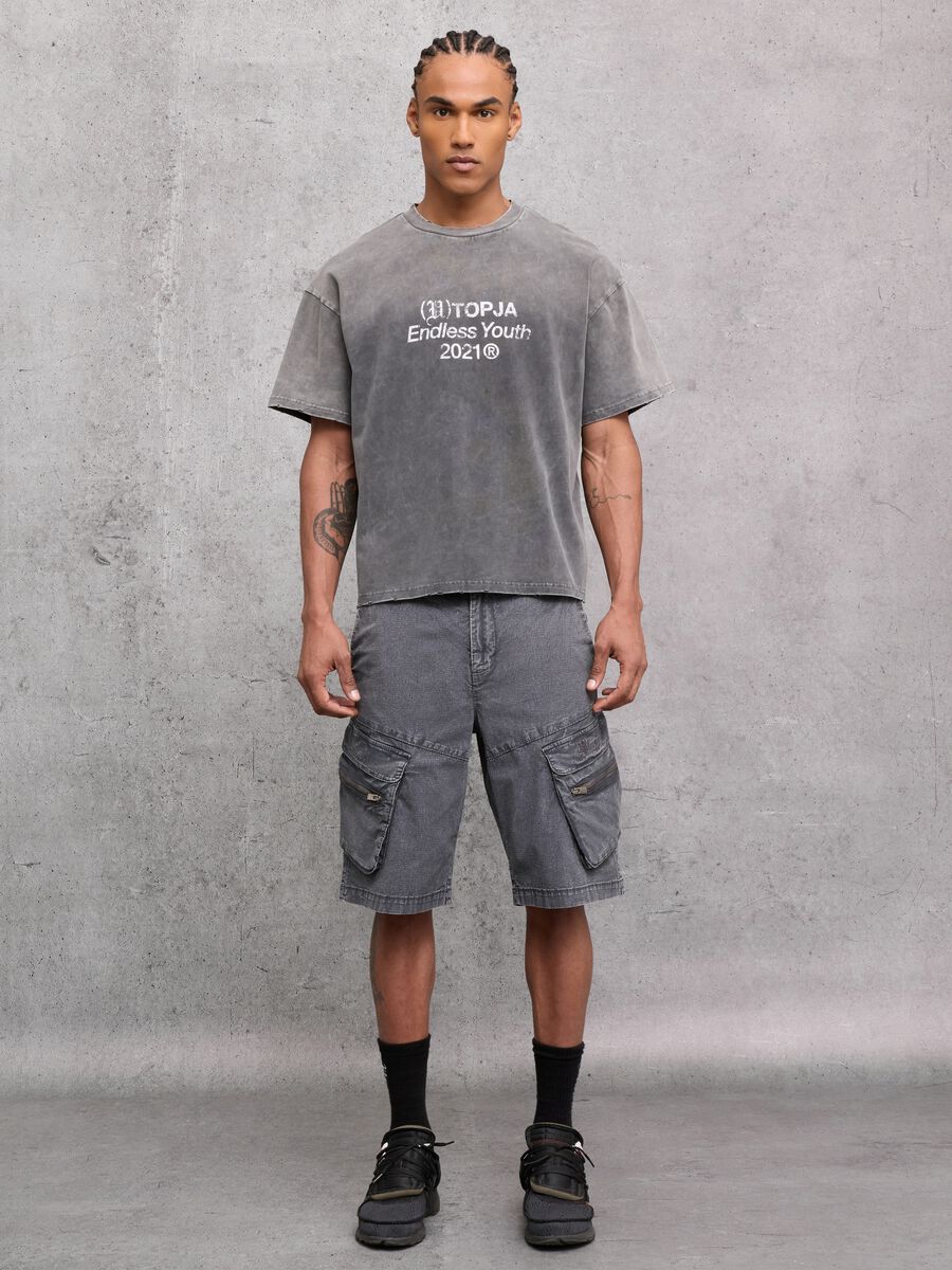 Sunfaded Oversize T-shirt Vintage Grey_3