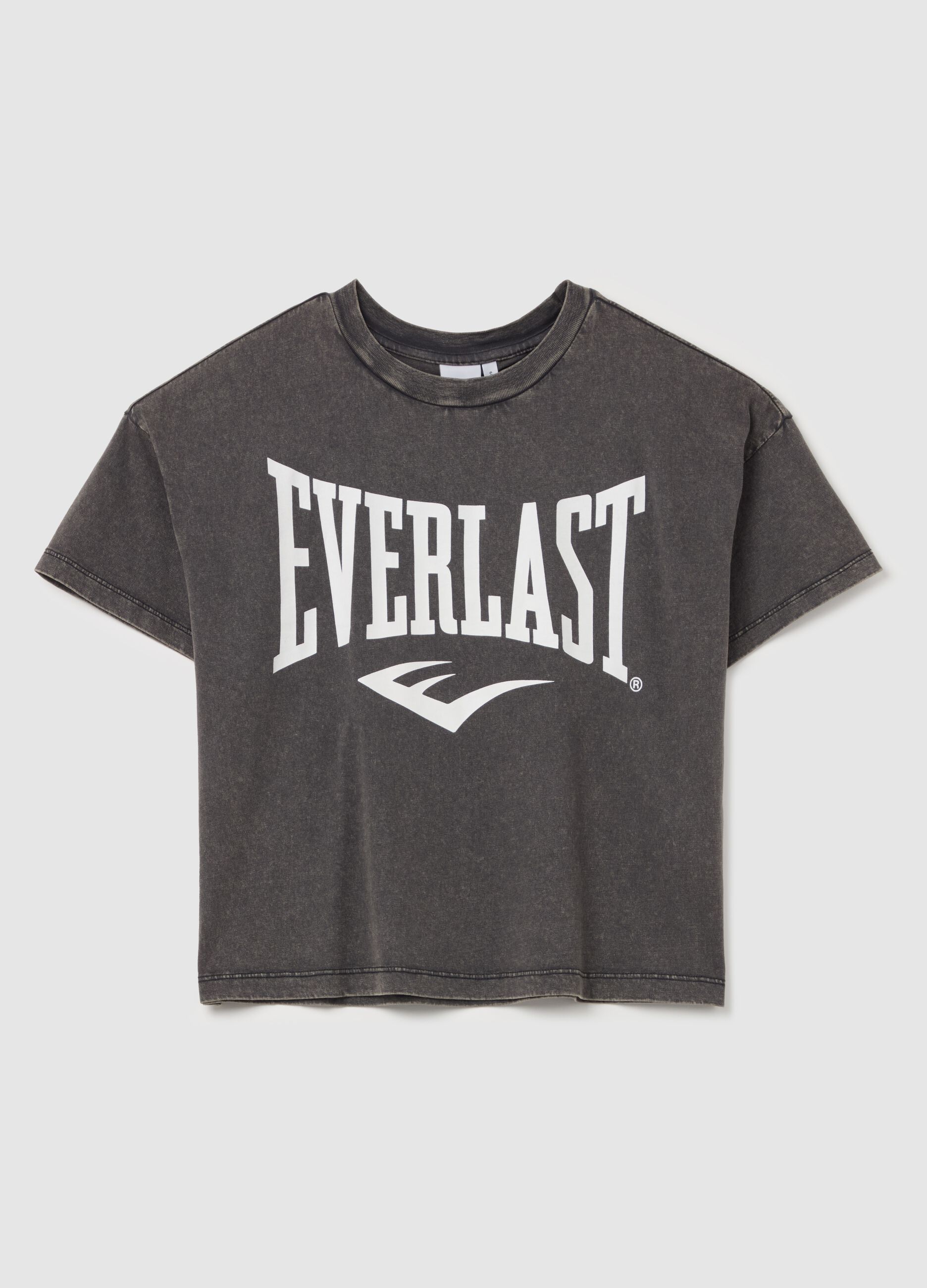 Boxy-fit T-shirt with logo print