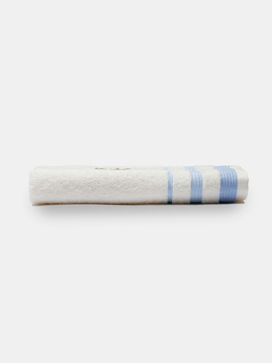 Asciugamano in puro cotone ricamato_1