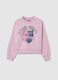 Girls' Pink Cotton Sweatshirt - Regular Fit_0