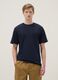 T-shirt The Iconic Tee blu scuro in puro cotone relaxed fit_1