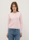 Pink crew-neck sweater regular fit_0