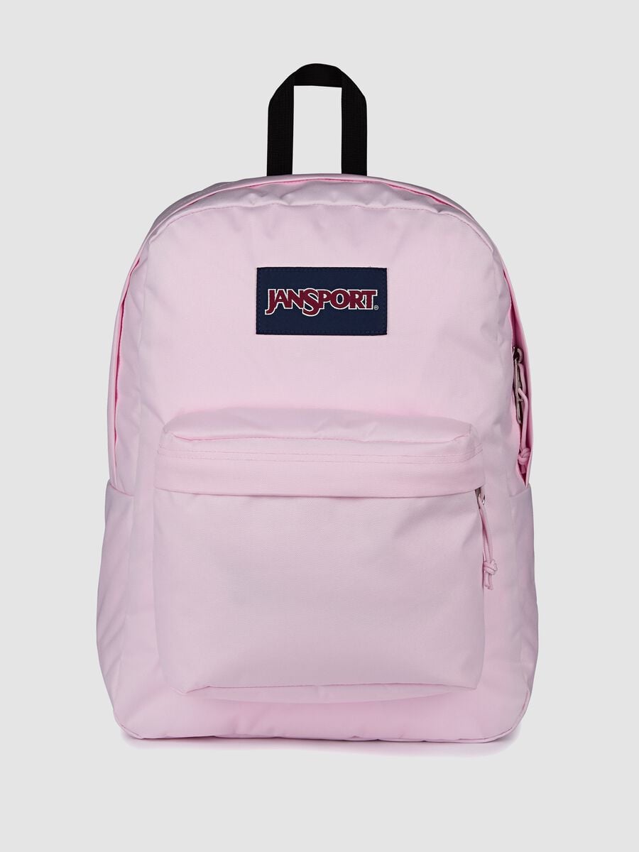 Zaino rosa con tasca frontale_0