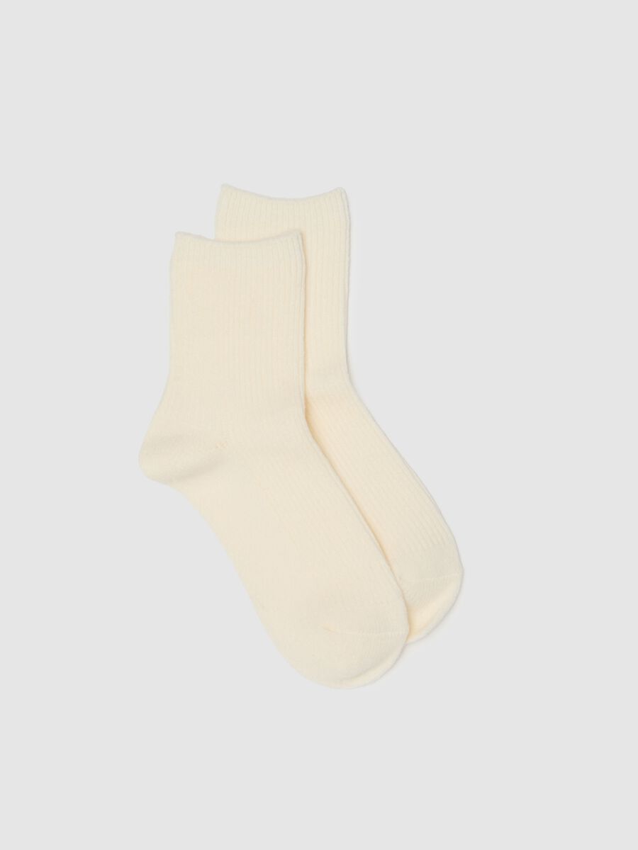 Calzini corti bianchi elasticizzati_0