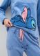 Regular fit blue coral fleece pyjamas with Disney decoration_3