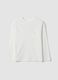 White organic cotton crew-neck T-shirt_0