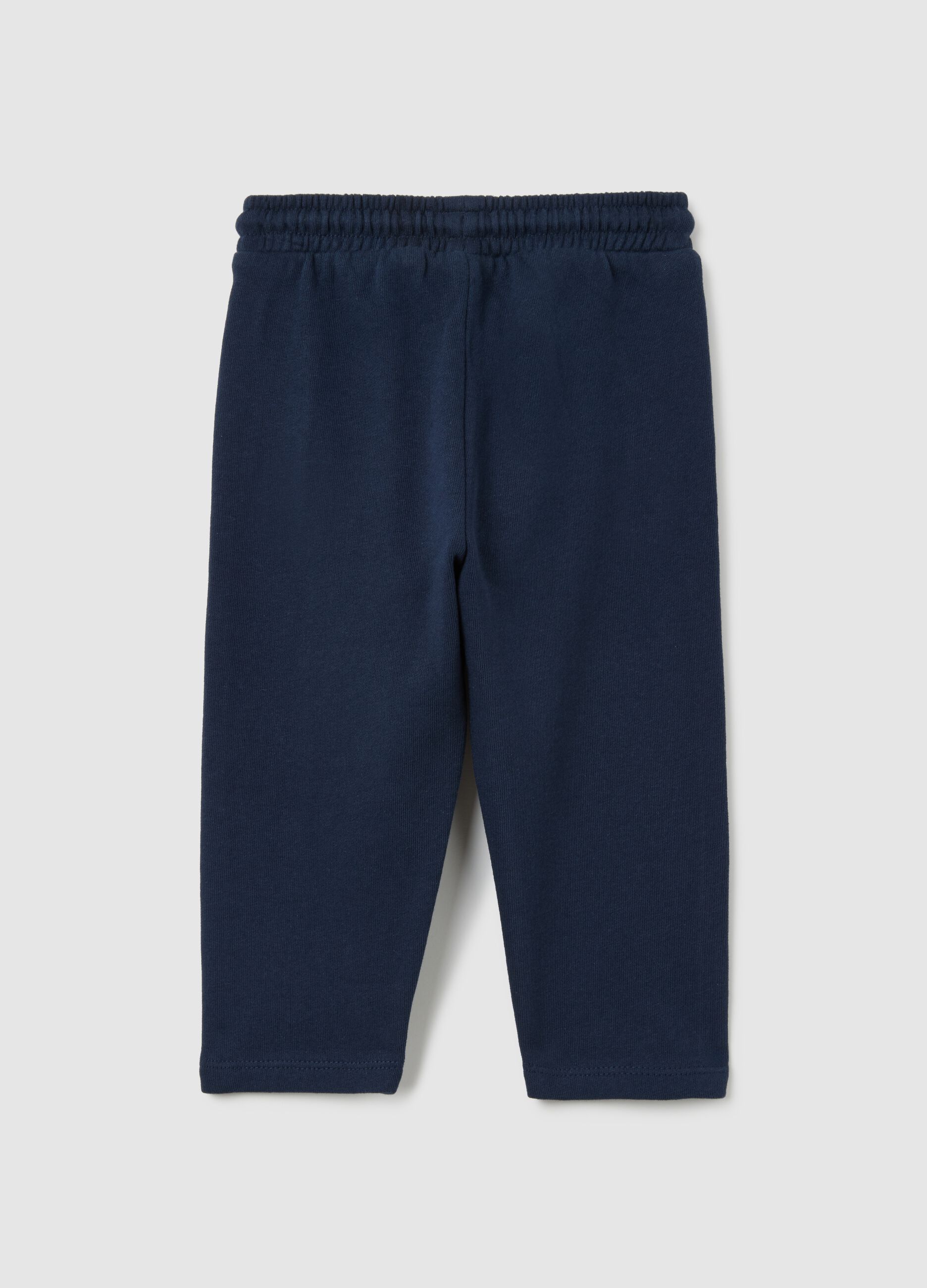 Children's blue cotton joggers regular fit