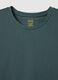 Men's green cotton slim fit T-shirt_5