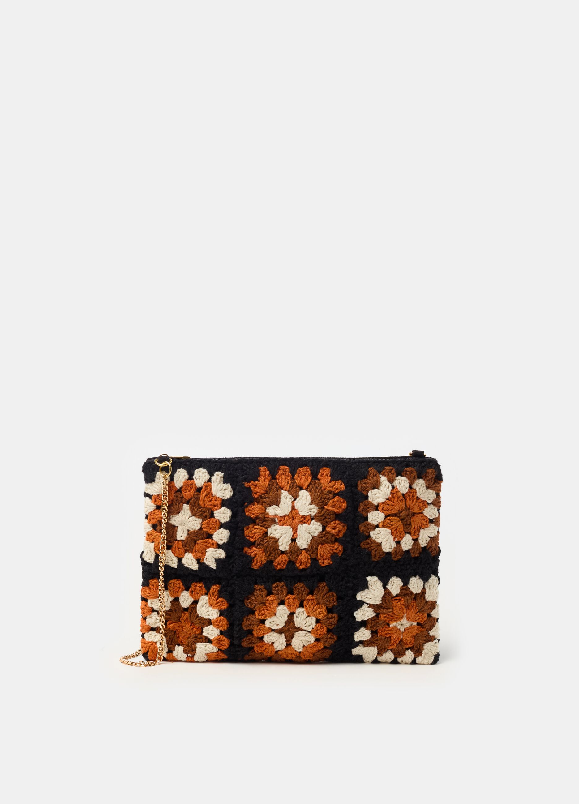 Pochette in cotone crochet