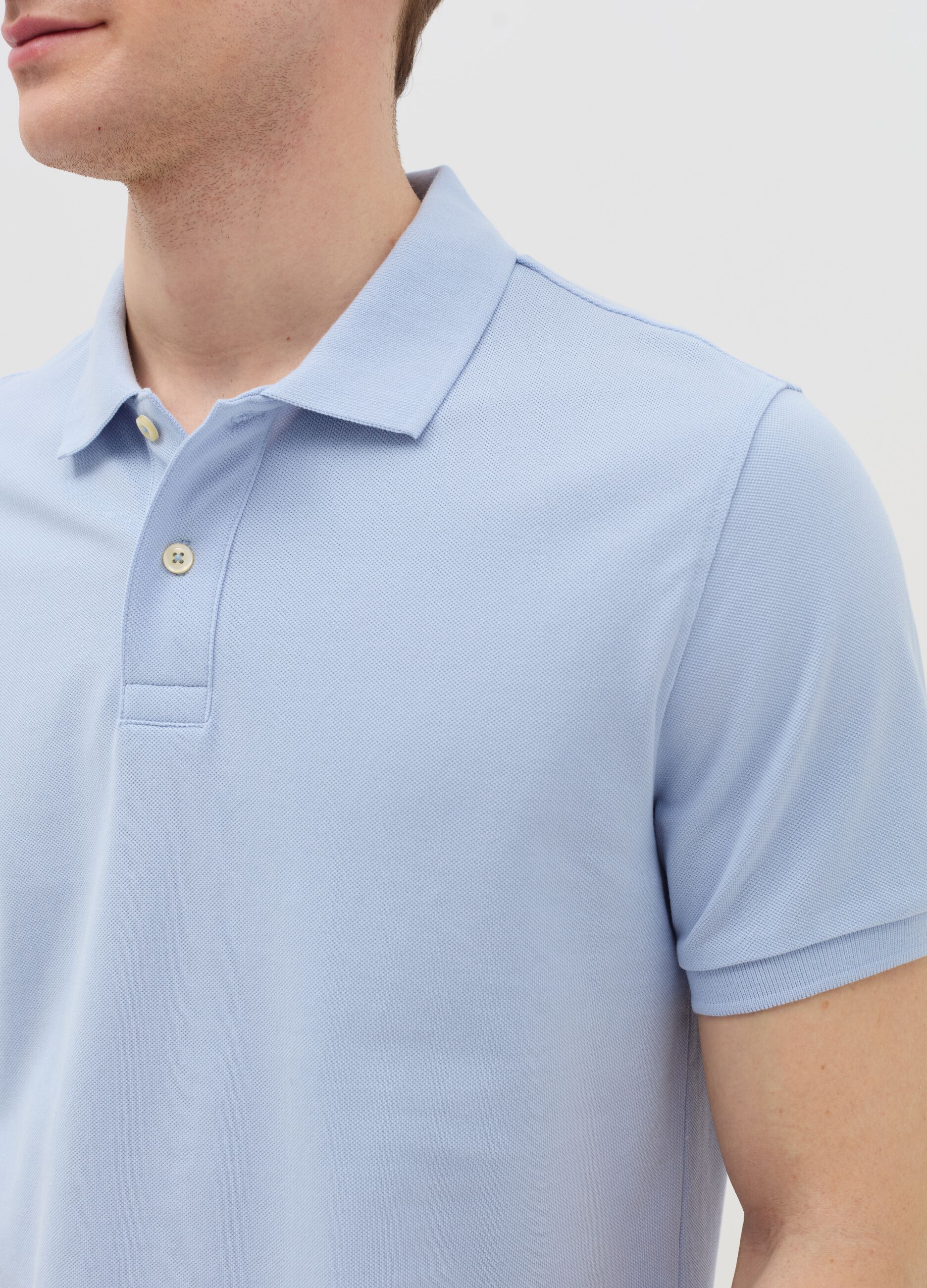 Organic cotton regular-fit polo shirt