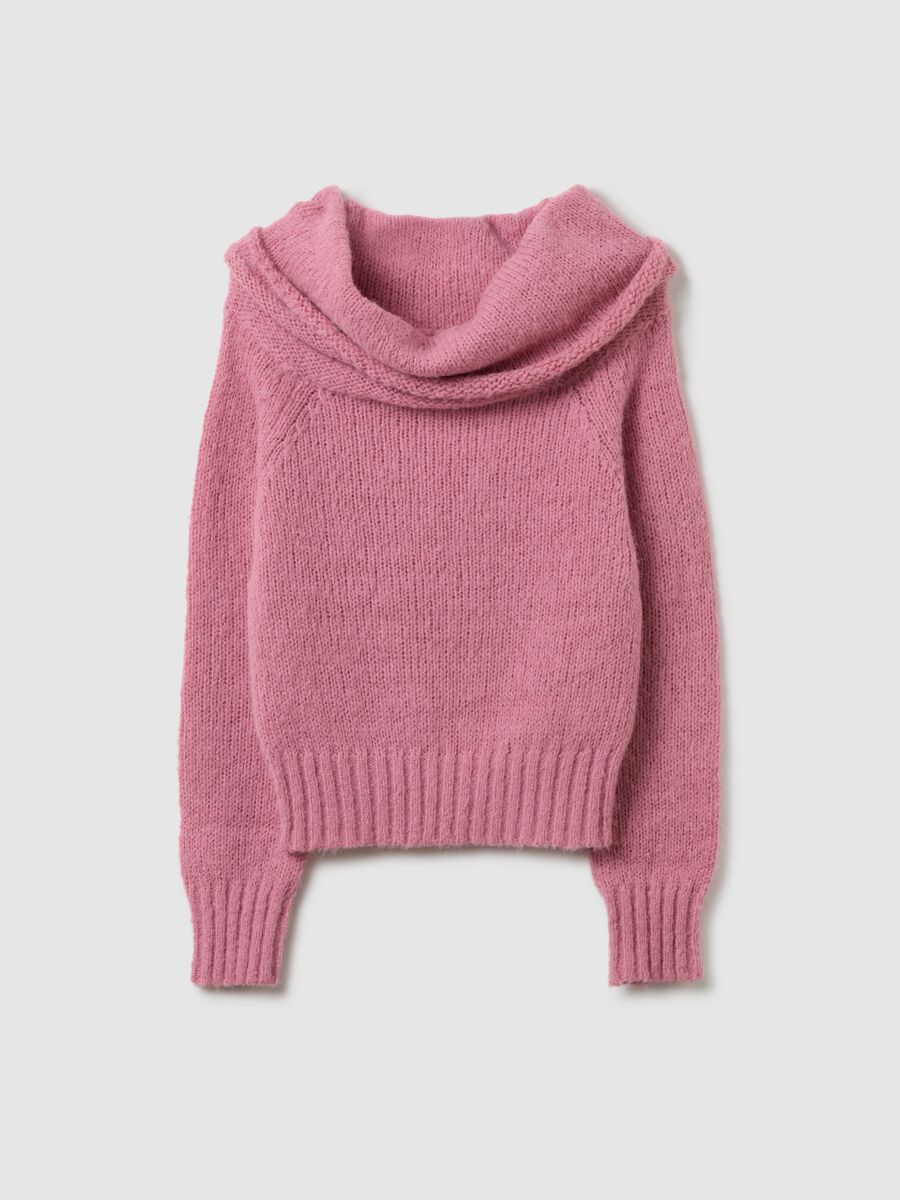Pink boat neck jumper_4