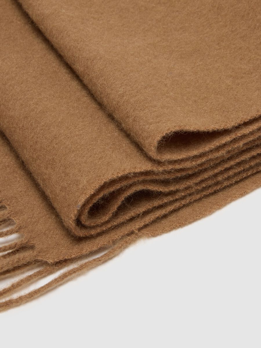 Pure Brown Cashmere Scarf_2