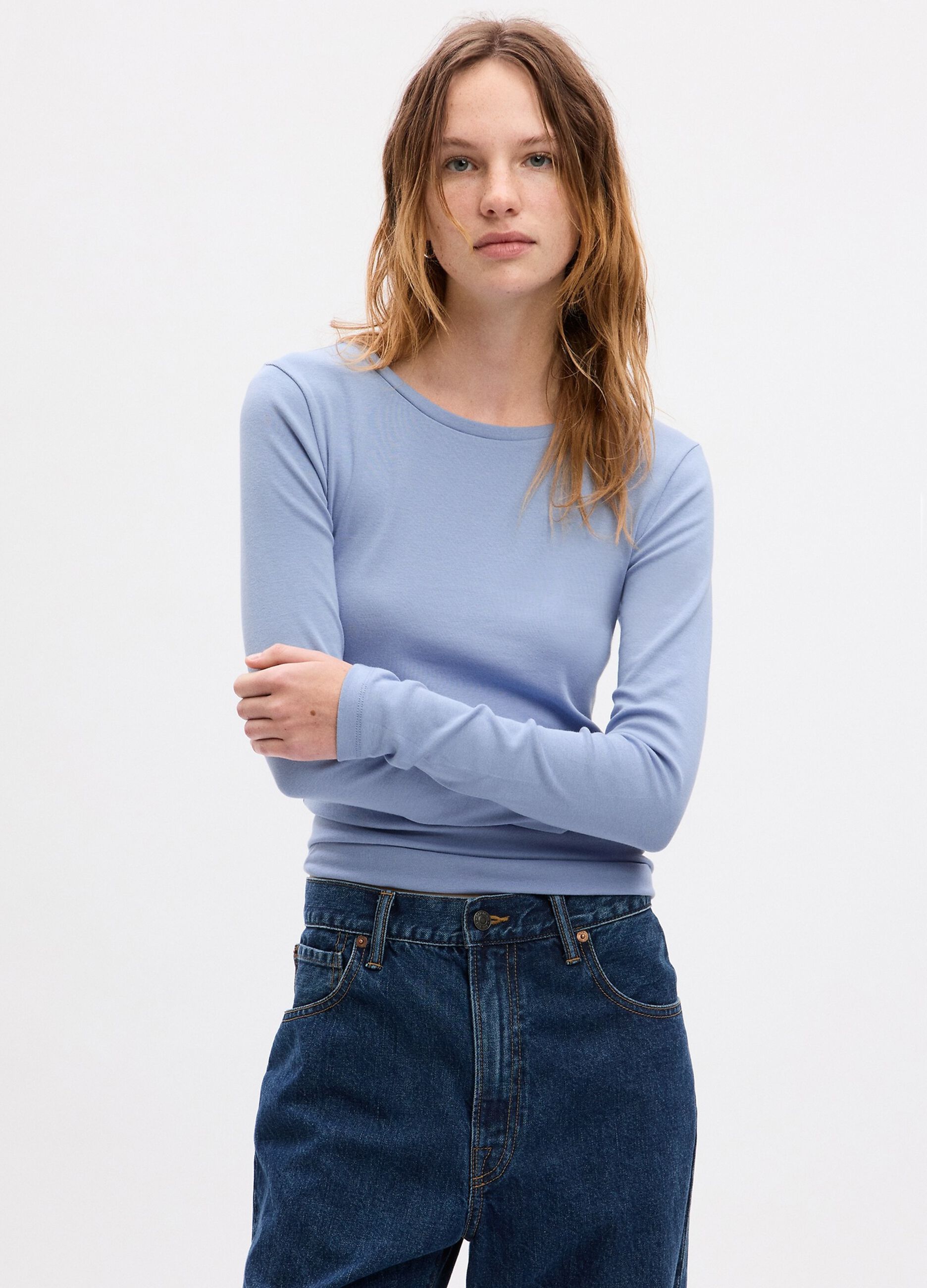 Ovs T-shirt a maniche lunghe con scollo rotondo