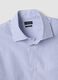 Blue striped pure cotton shirt, regular fit_1