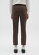 Brown slim trousers in stretchy fabric_2
