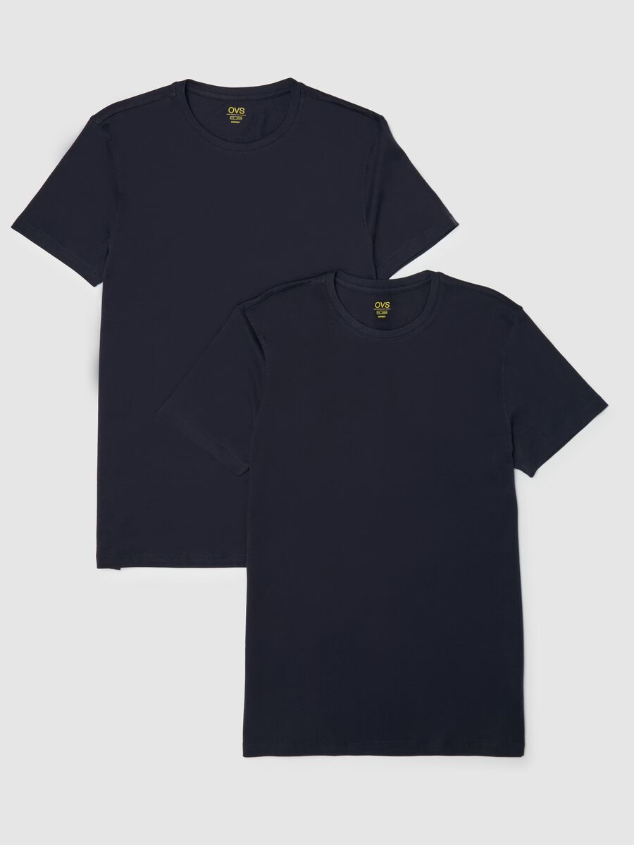 Two-pack undershirts with round neck_4