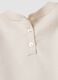 Beige viscose-blend jumper with textured crew neck_3