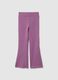 Girls' Purple Flare Treggings_0