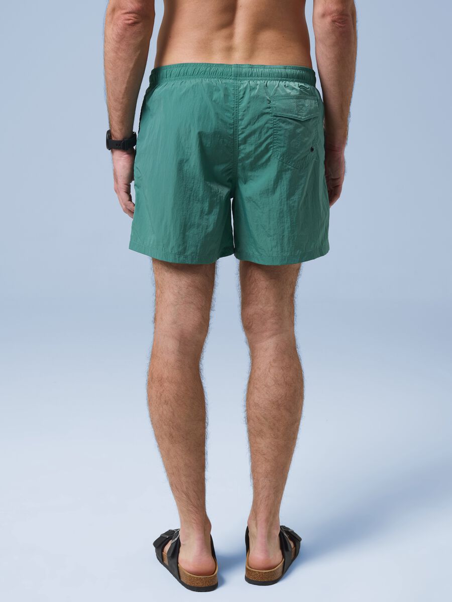 Costume boxer ALTAVIA SAILNG verde con vita elasticizzata_2
