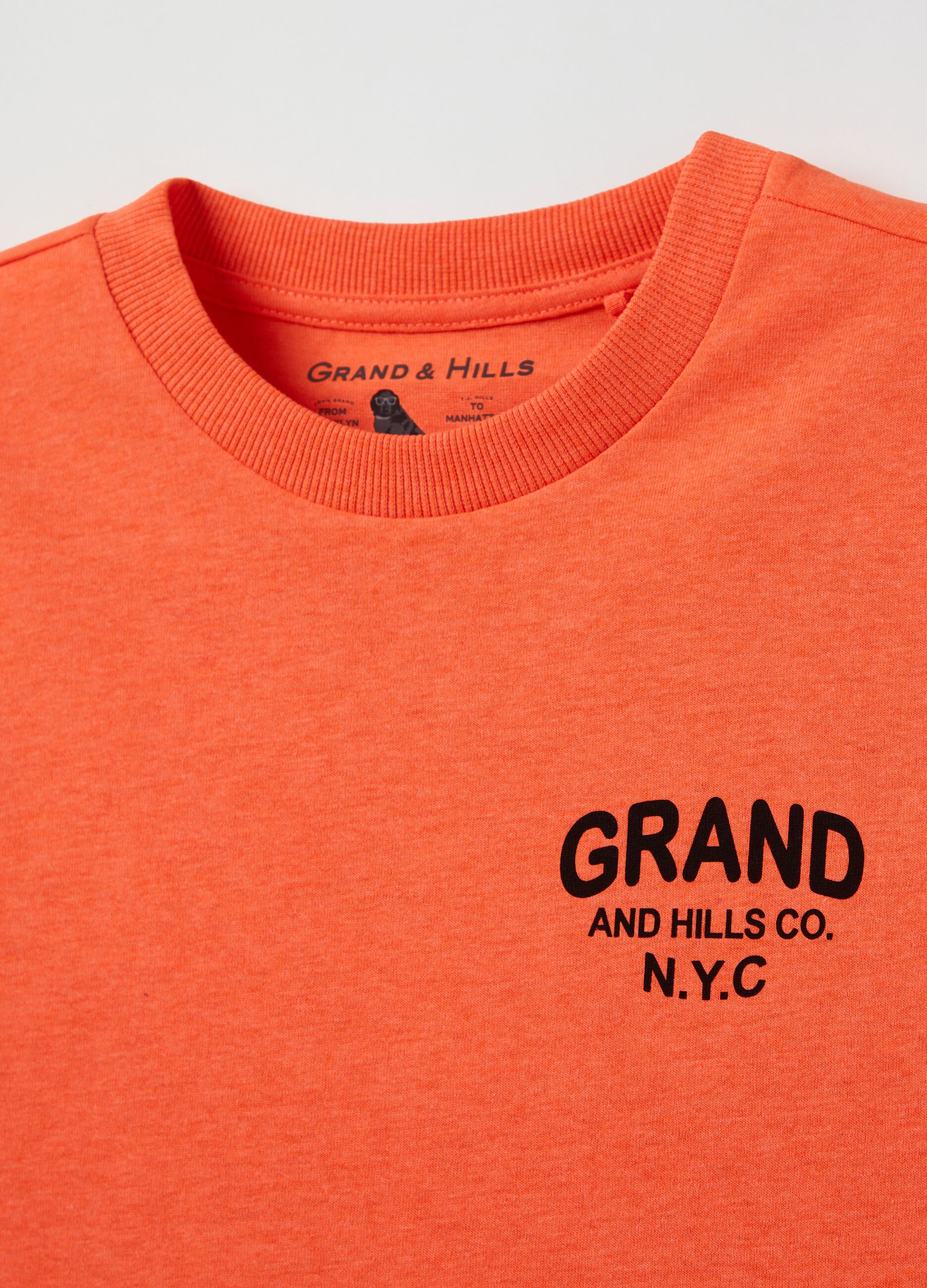 T-shirt girocollo con stampa Grand&Hills_2