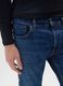 Slim fit stretch cotton blue denim jeans_3