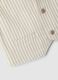 Gilet foderato in puro cotone a righe multicolor da bimbo regular fit_3