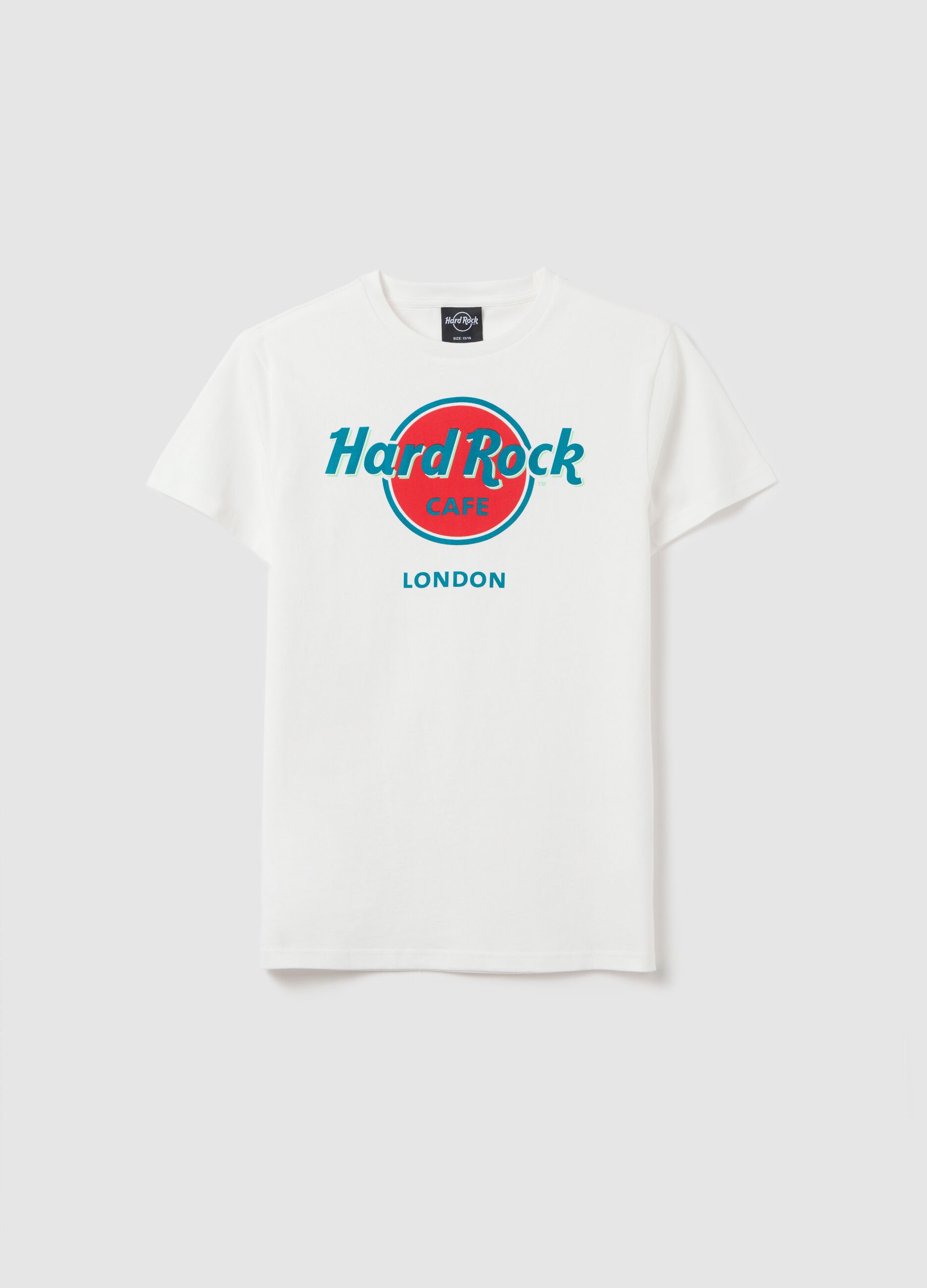 T-shirt bianca in cotone Hard Rock Cafe 