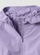 Purple hooded rain jacket with zip for girls_6