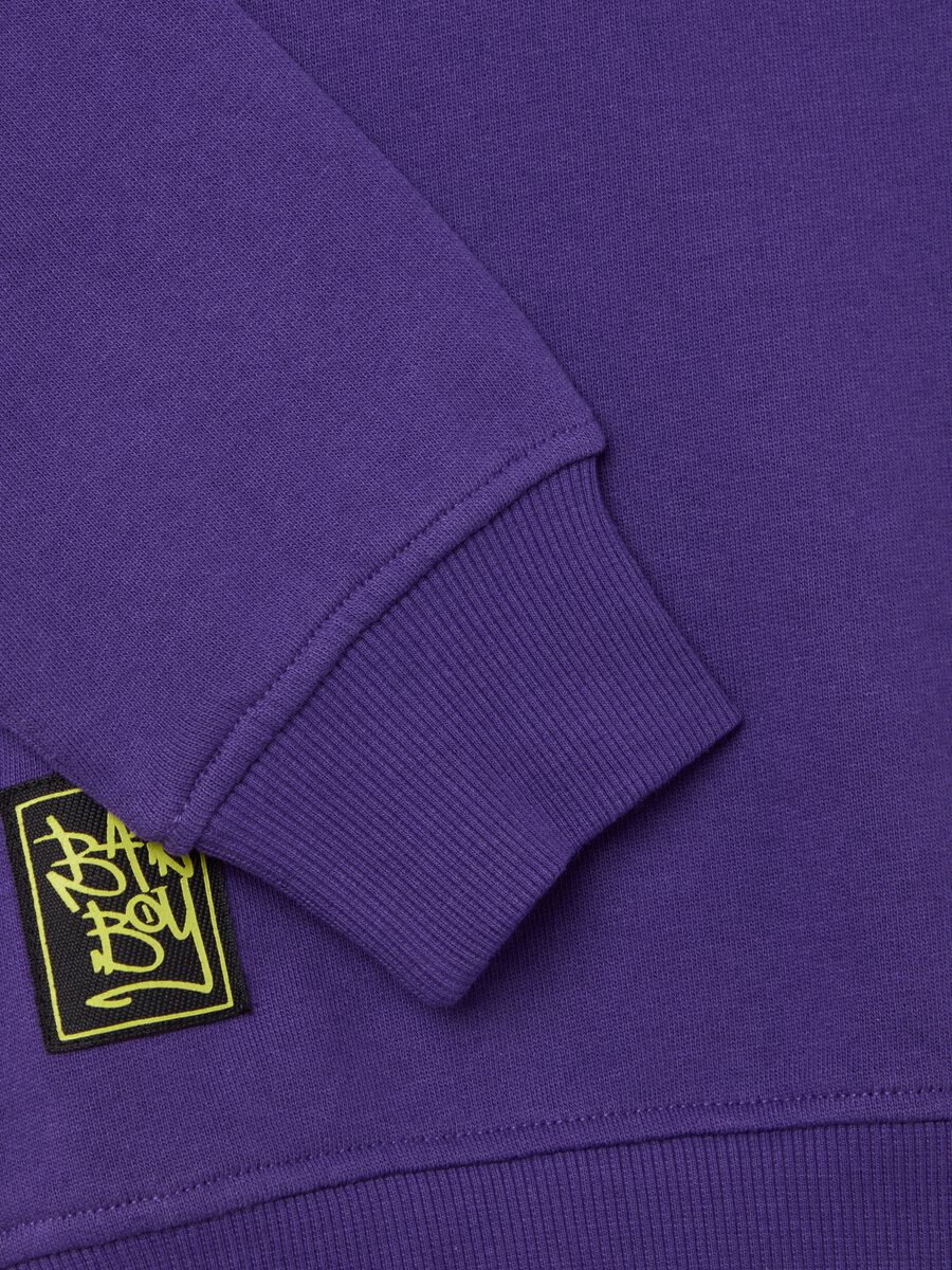 French terry sweatshirt with monster embroidery_2