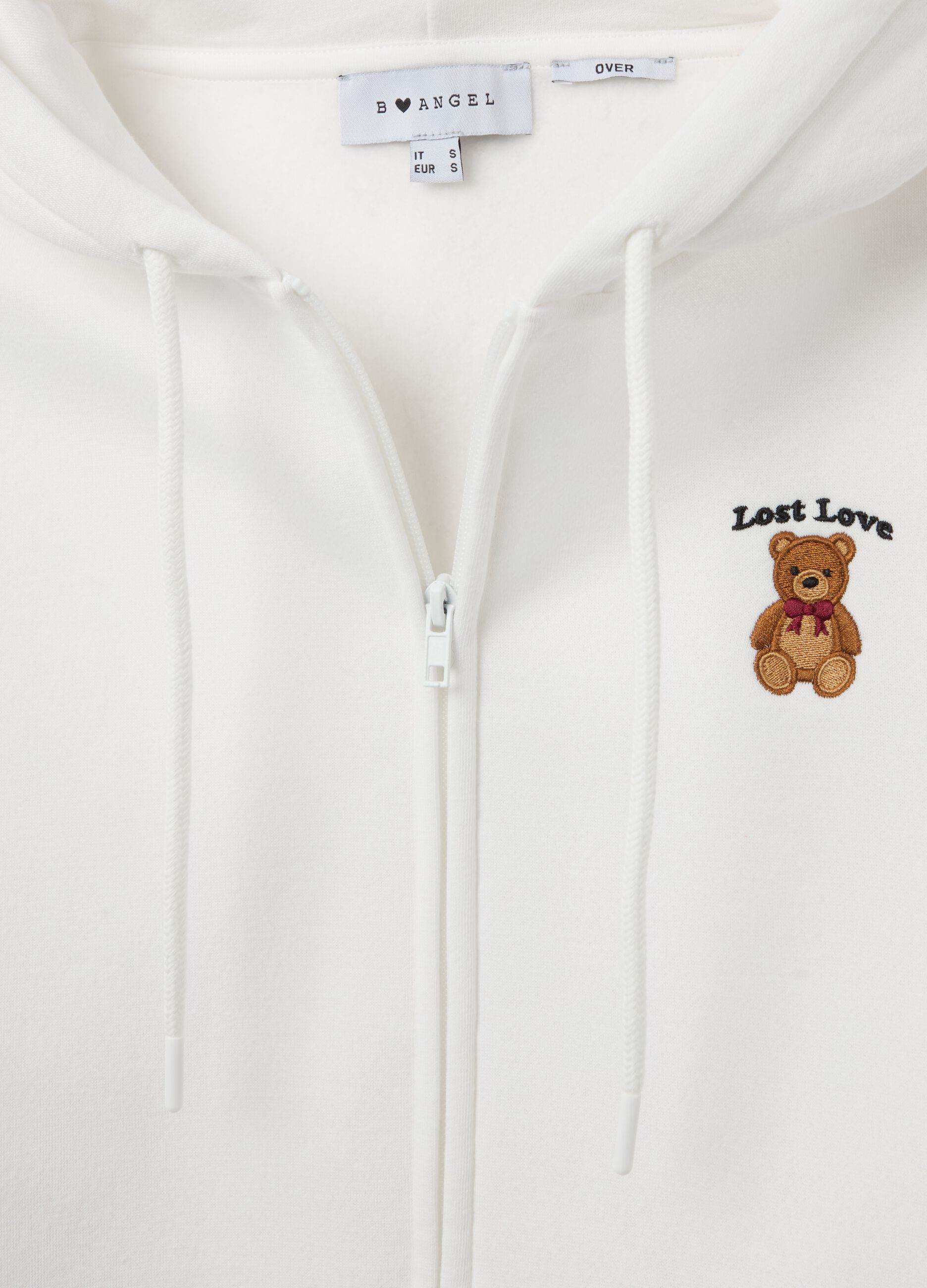 Oversize full-zip hoodie