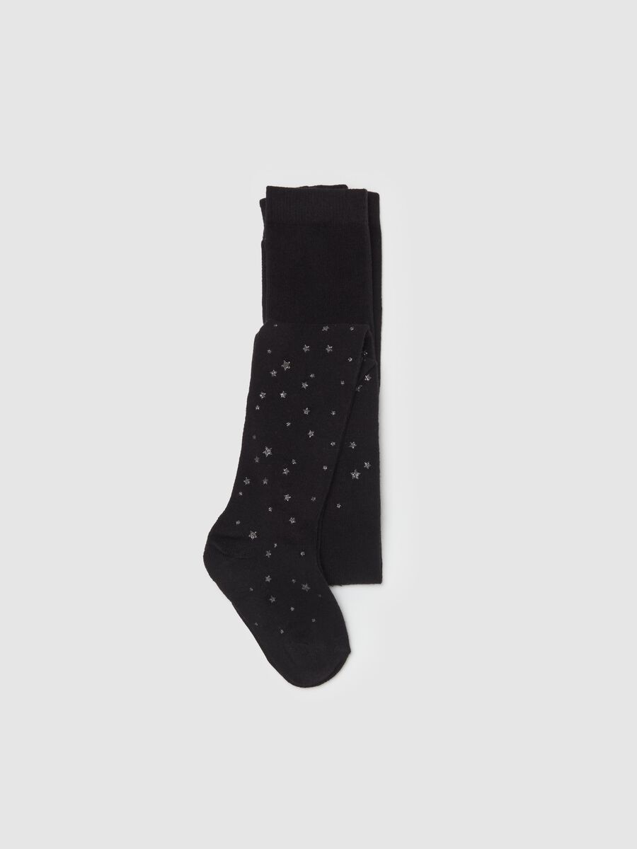 Tights with glitter stars_0