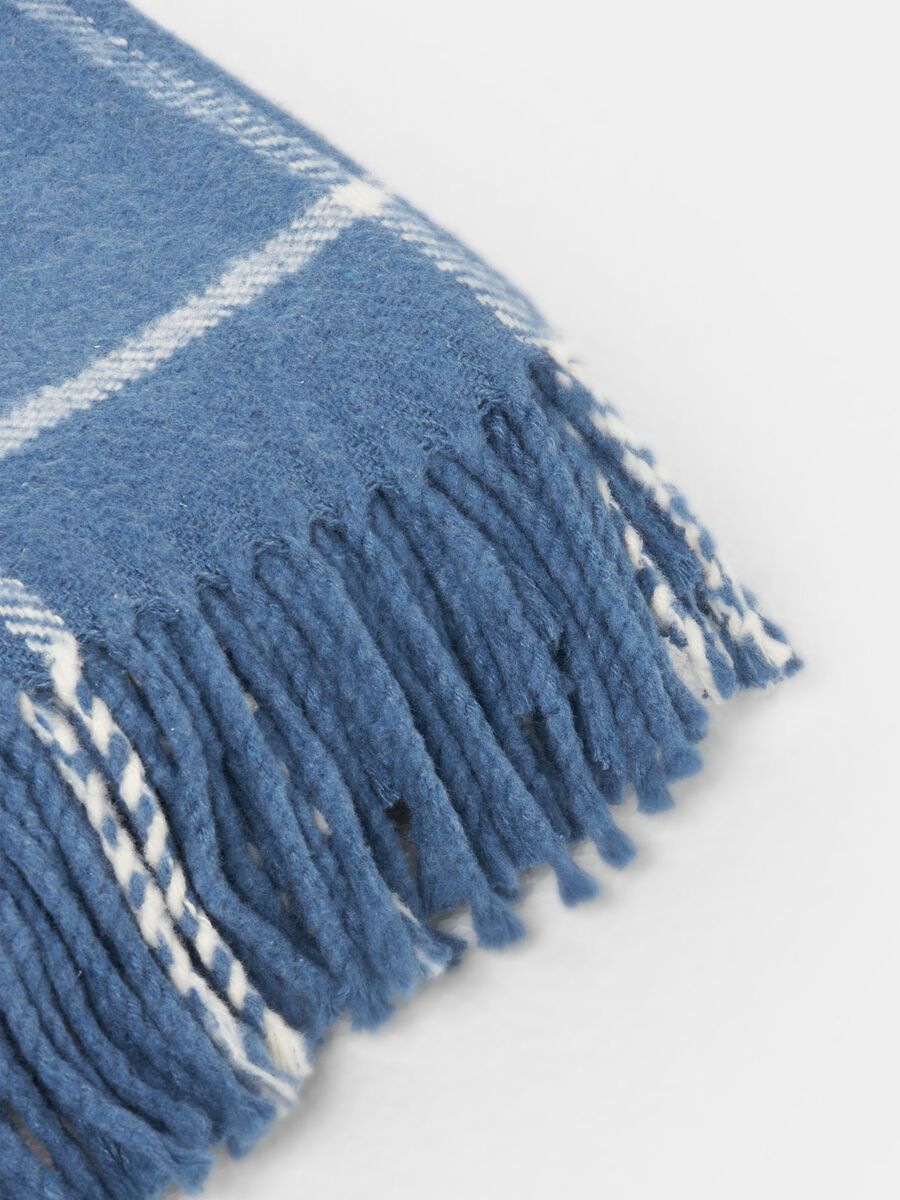 Check blanket in cotton blend_1