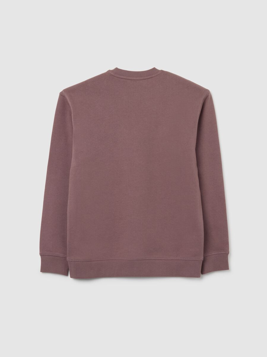 Purple Crew Neck Sweatshirt_4